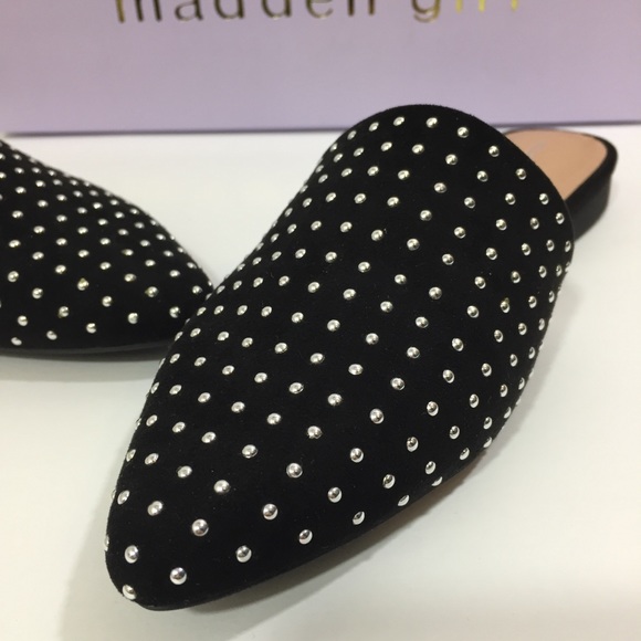 madden girl studded mules
